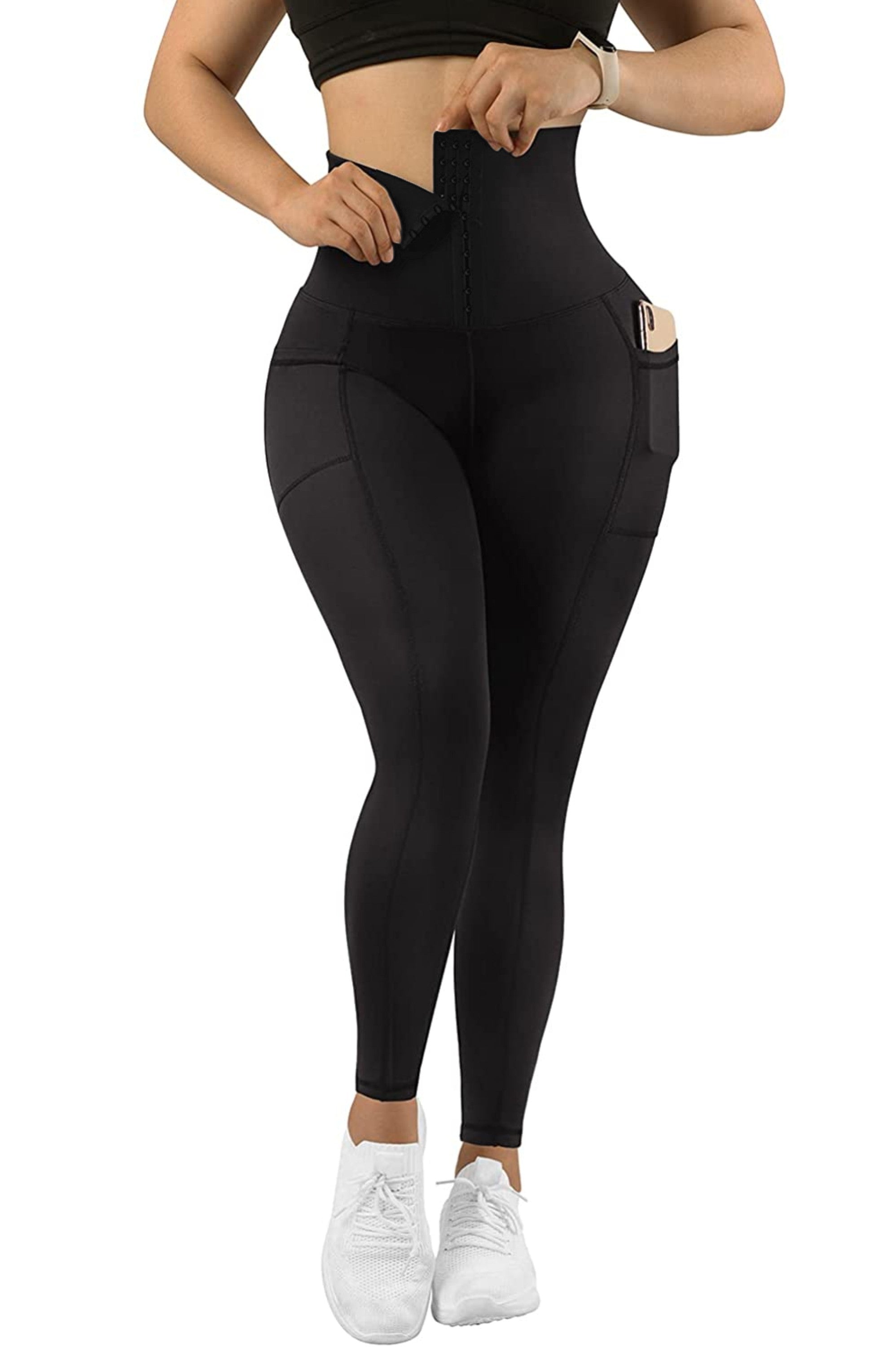Soft Corset Leggings with Pockets