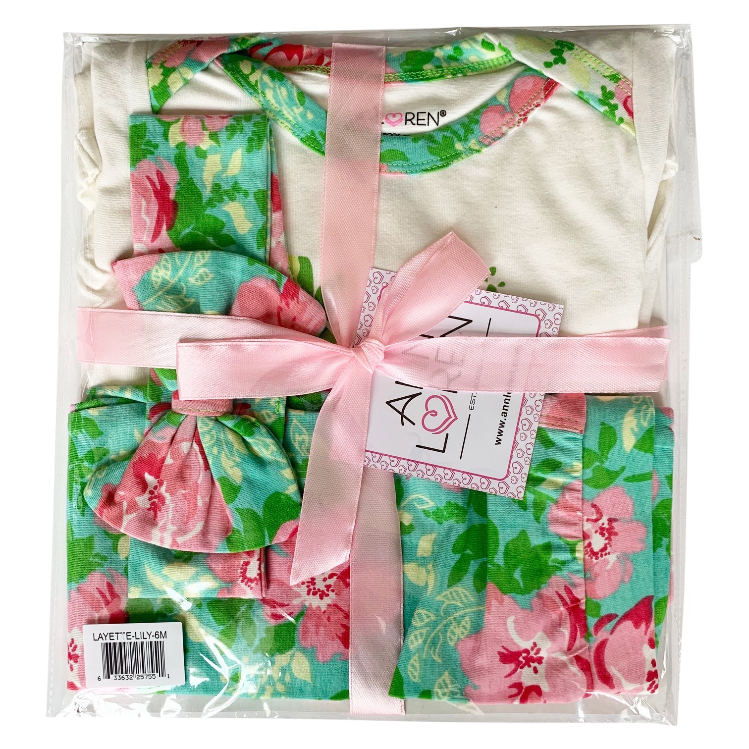 Floral Layette Gift Set for Girls