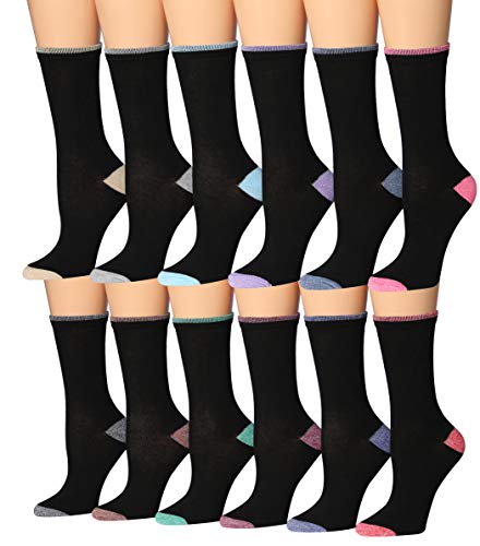 Women's Colorful Patterned Crew Socks