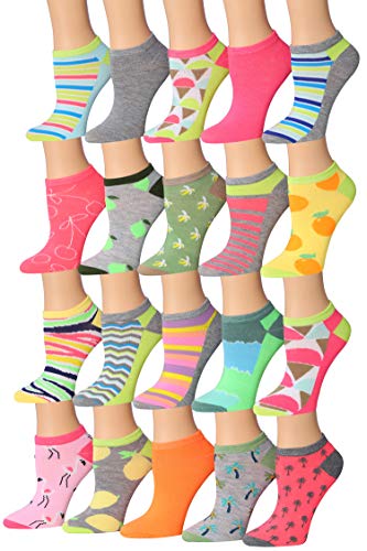 Colorful Patterned Low Cut/No Show Socks
