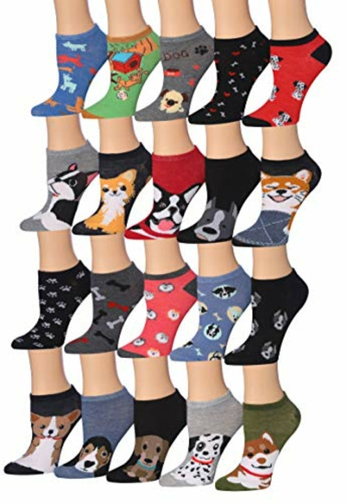Colorful Patterned Low Cut Socks
