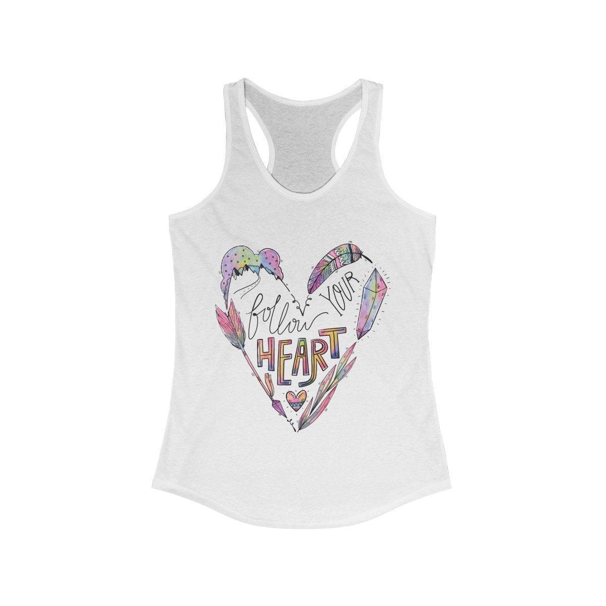 Follow Your Heart Racerback Tank Top