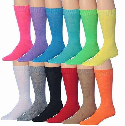 Striped Colorful Crew Socks