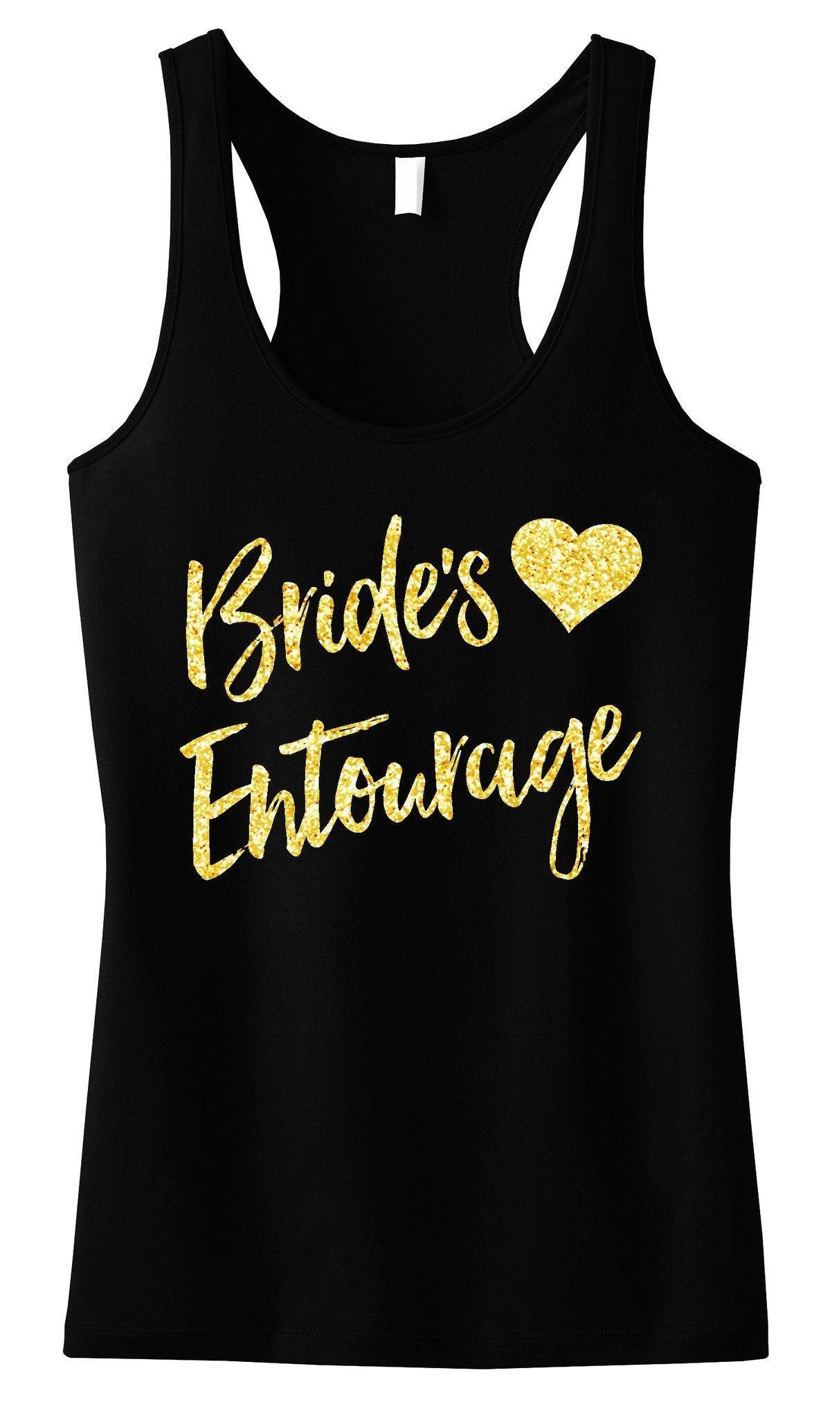 "Brides Entourage Script Tank Top - yourunderwear