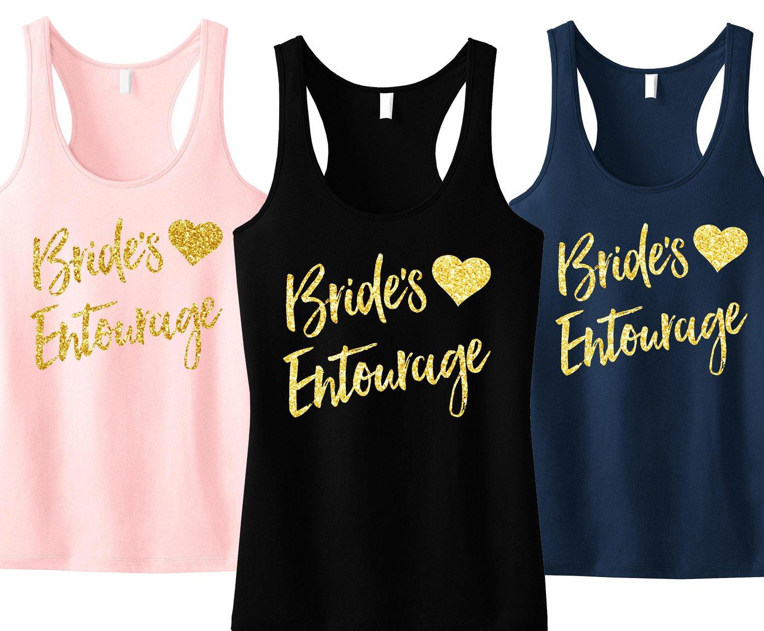 "Brides Entourage Script Tank Top - yourunderwear