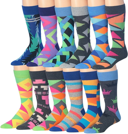 Striped Colorful Crew Socks