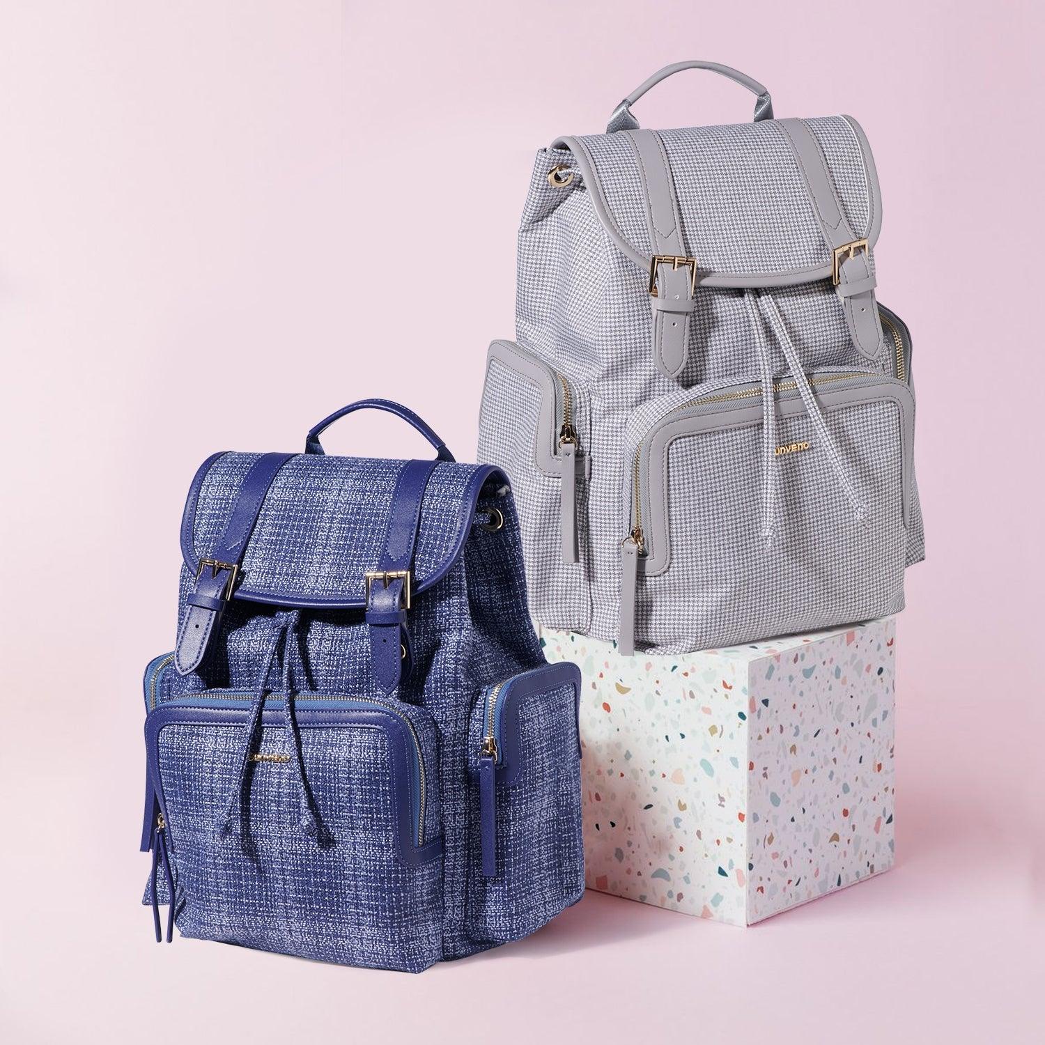 Fashion Tweed Diaper Backpack - yourunderwear