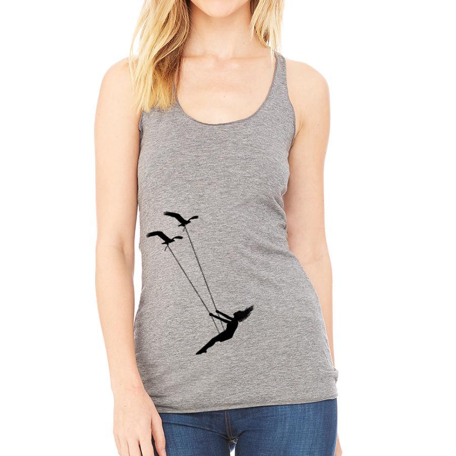 Flying bird racerback tank top - yourunderwear