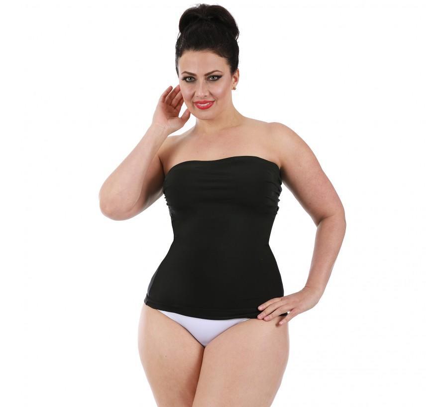 Instant Figure Curvy Strapless Bandeau - yourunderwear