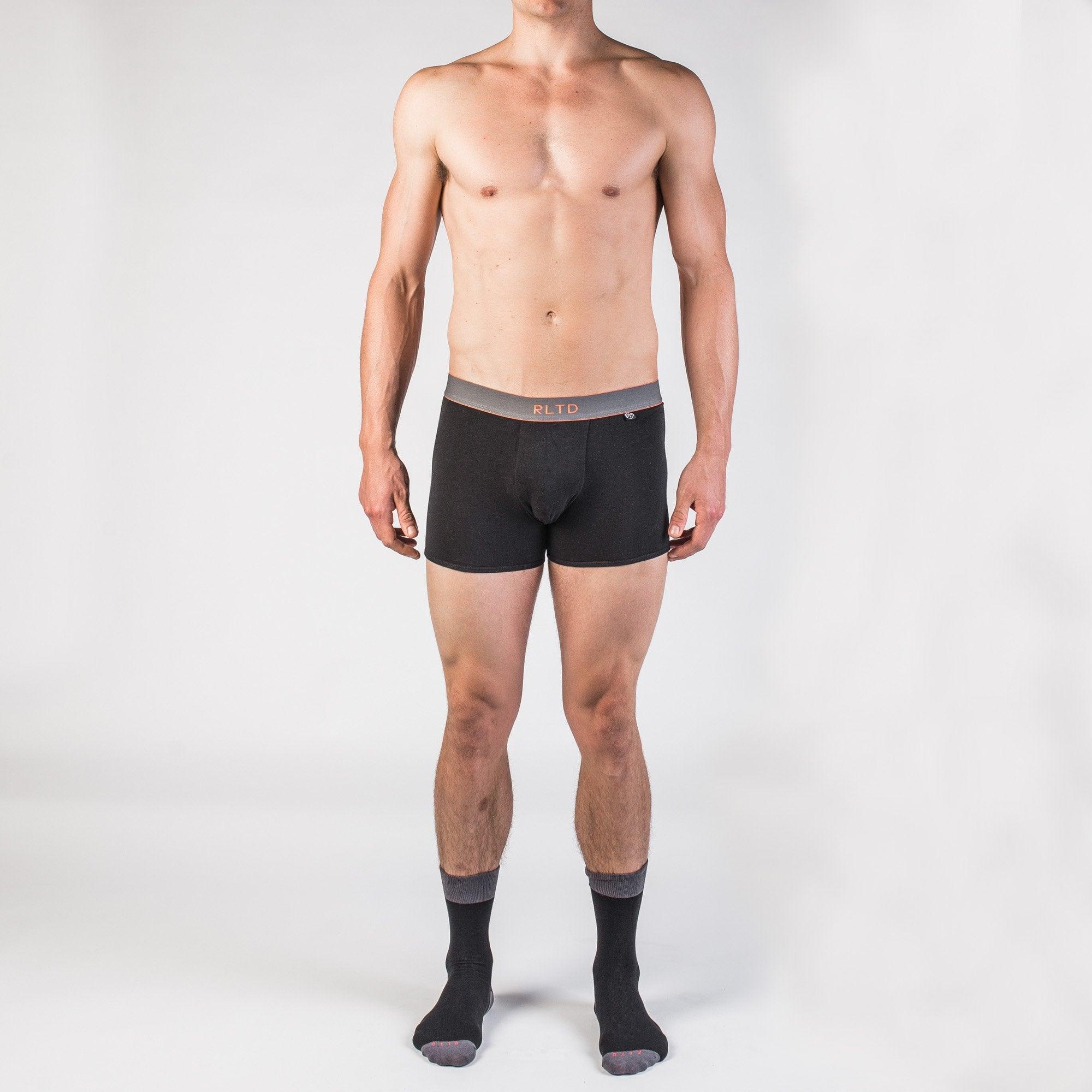 Men Black Boxer & sock