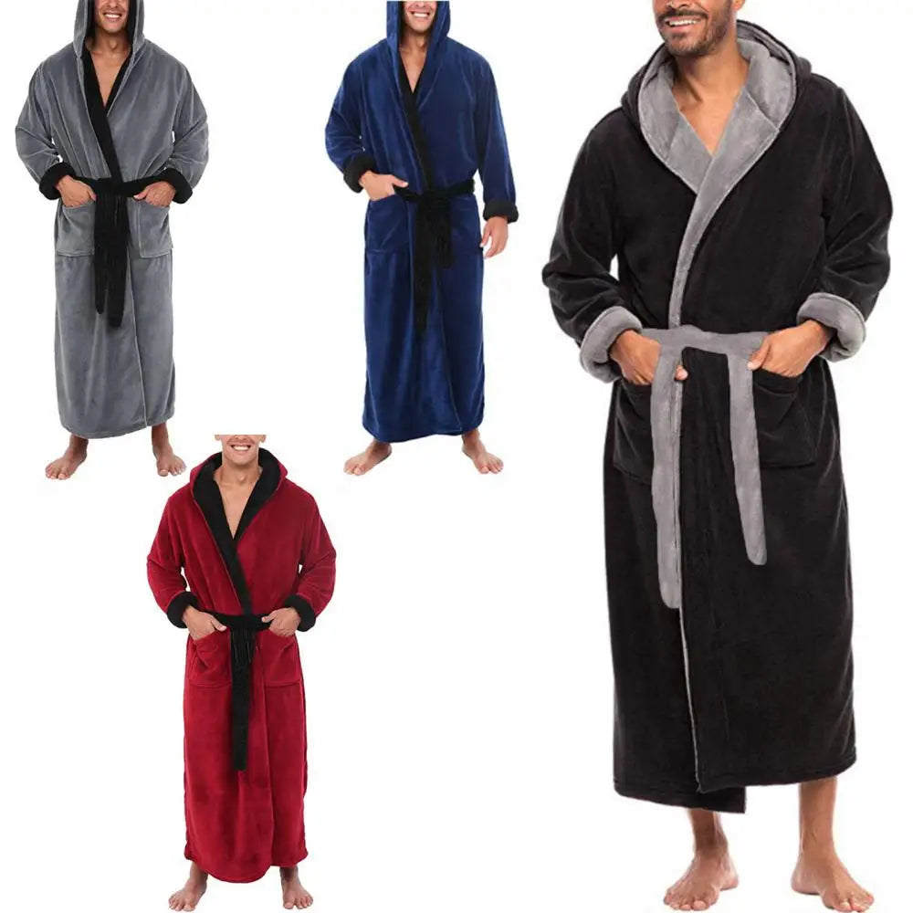 Men's Casual Bathrobe