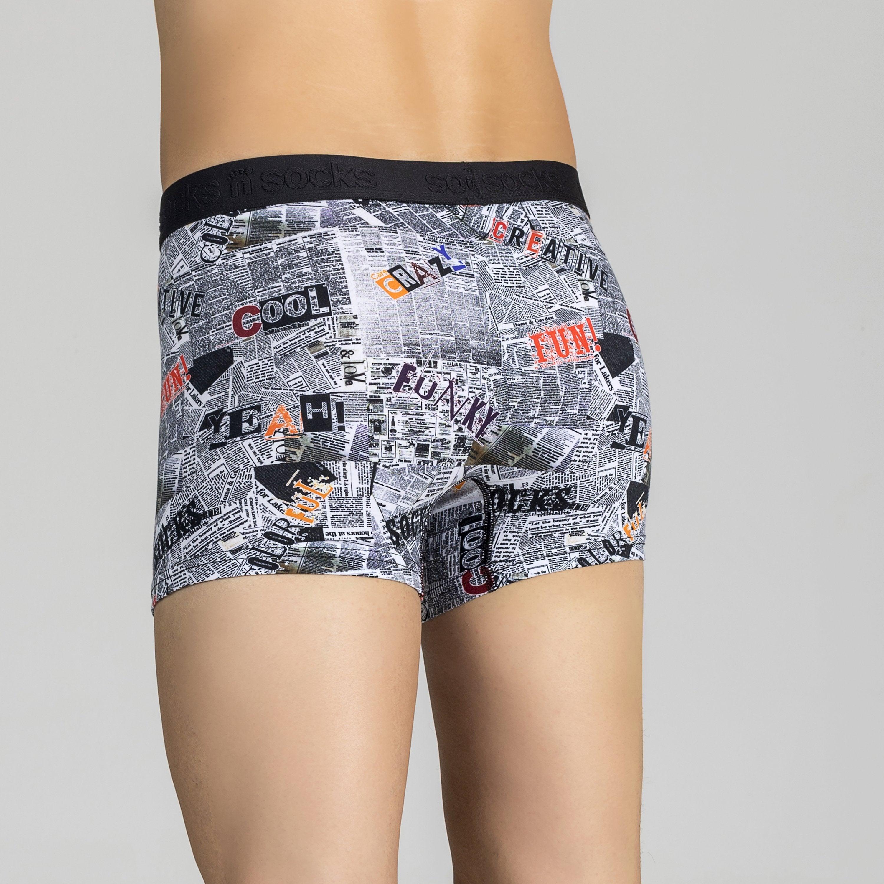 Men's Newspaper Boxer