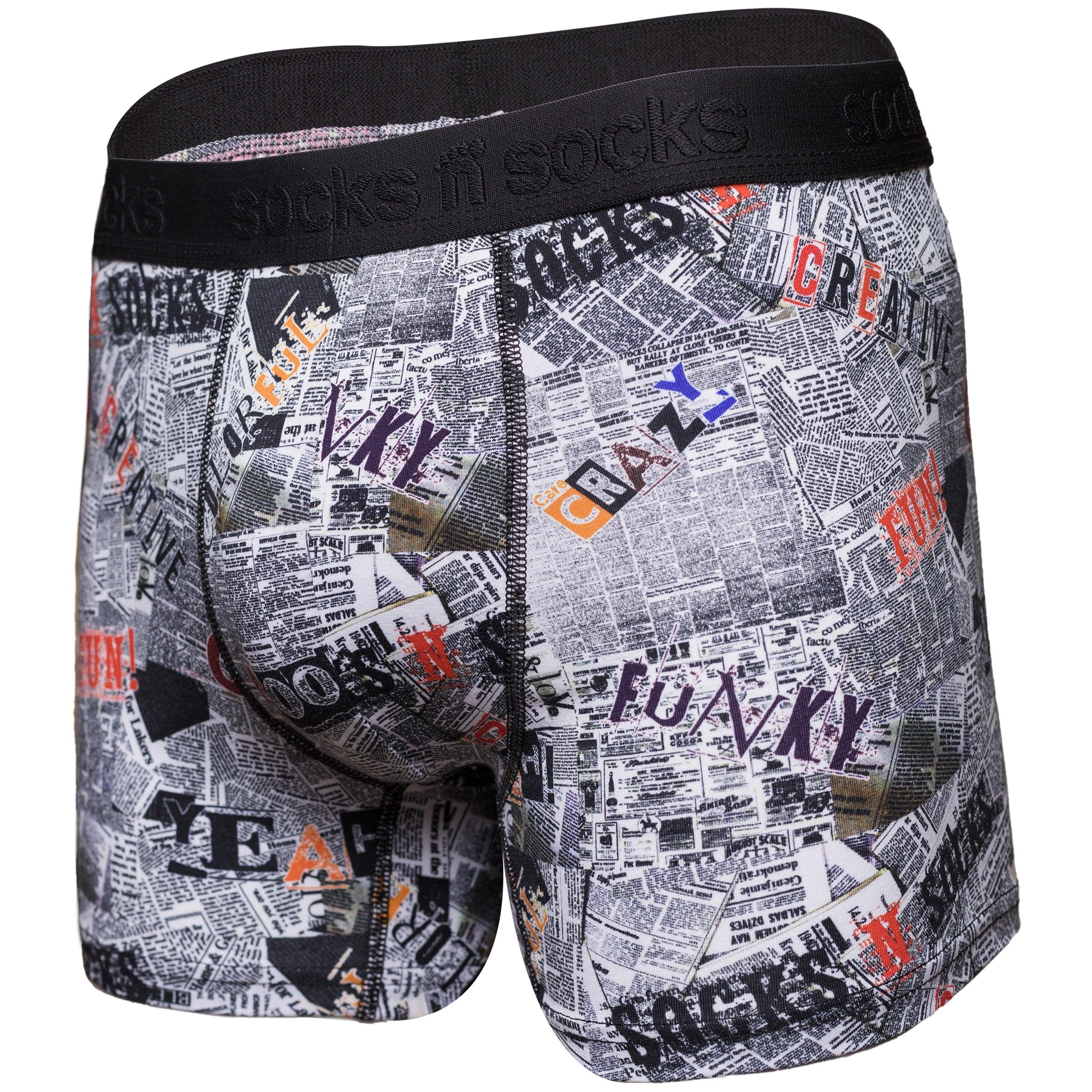 Men's Newspaper Boxer