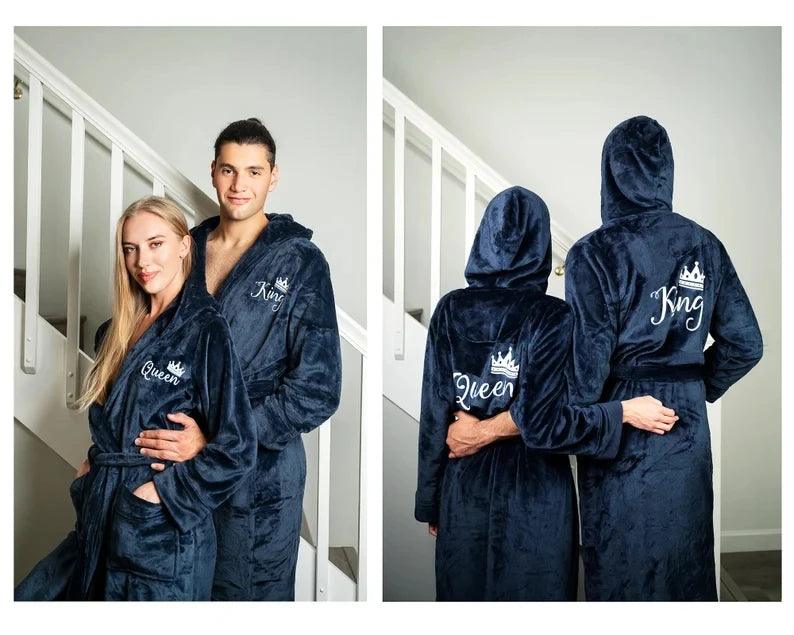 Mr. and Mrs. Hooded Bathrobes - yourunderwear