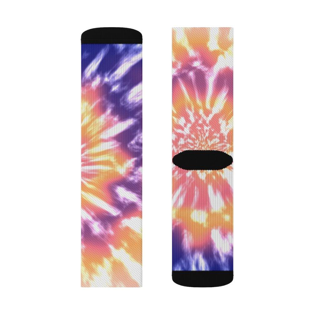 Pink Tie Dye Socks