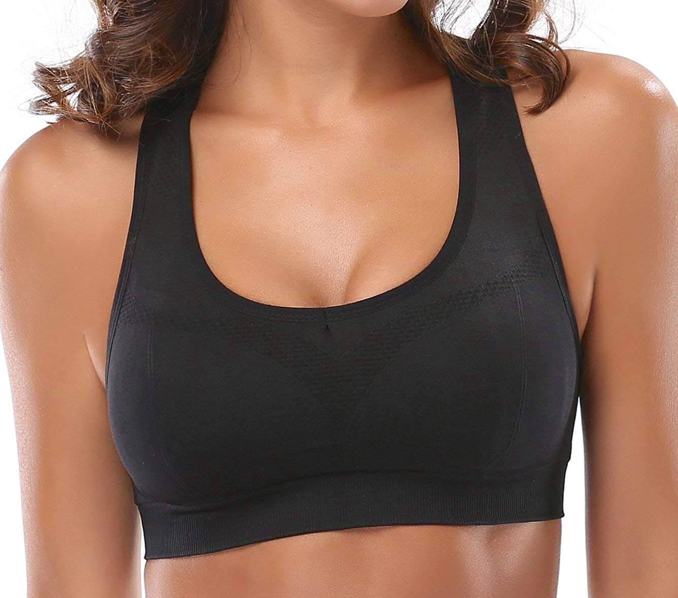 Racerback Athletic Sports Bra-YOURUNDERWEAR.STORE