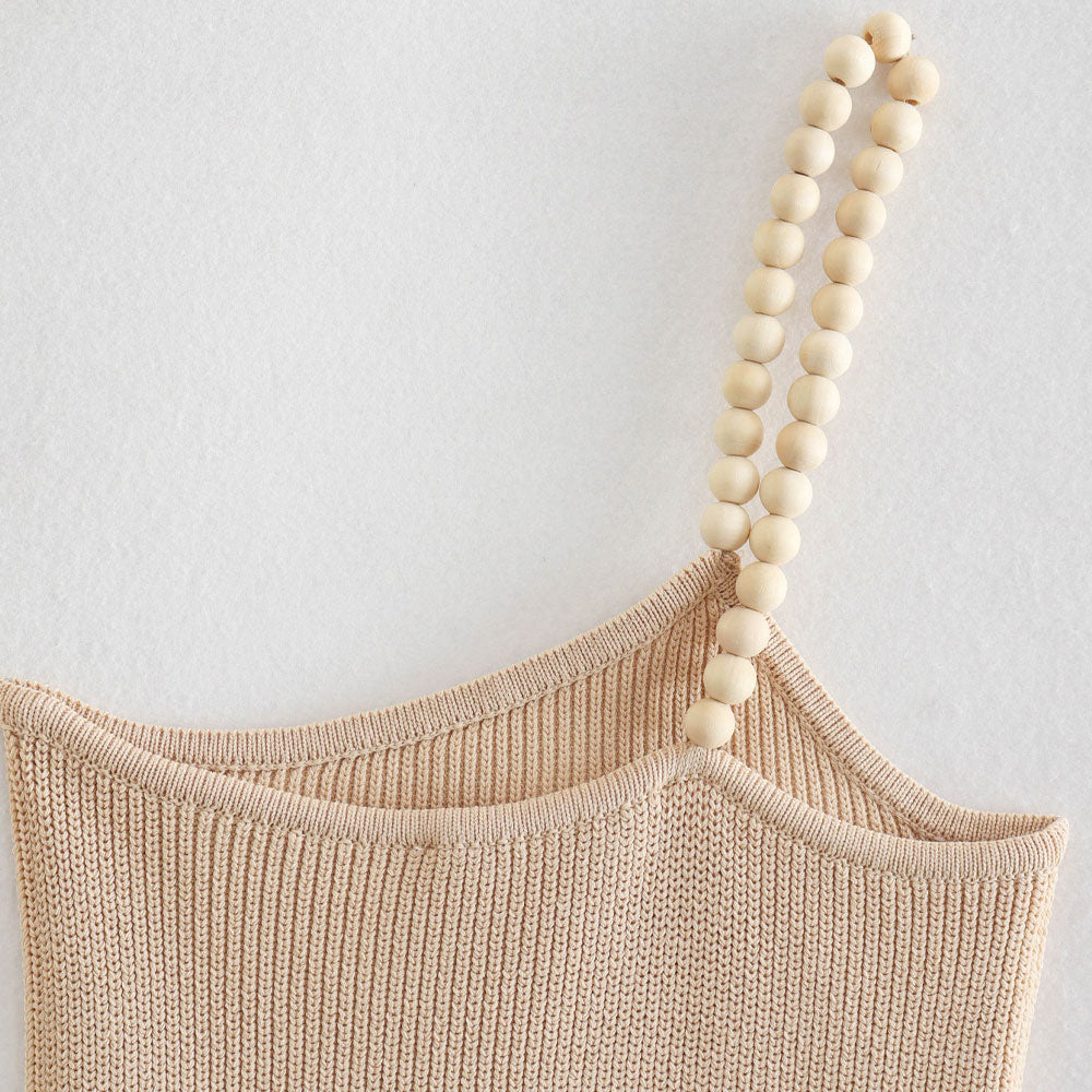 Asymmetrical Crop Knit Tank Top