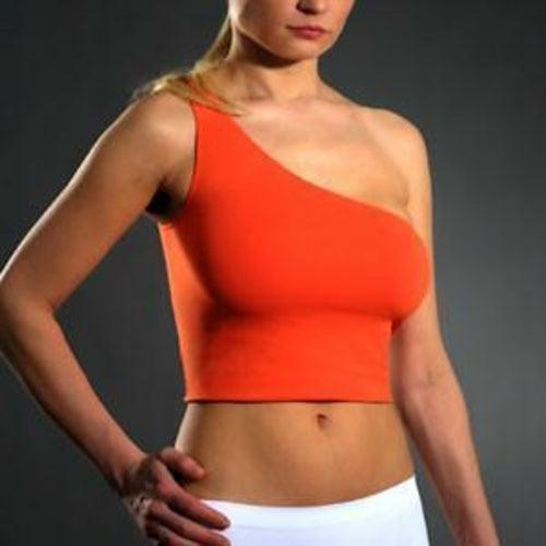 SEAMLESS ONE SHOULDER TOP