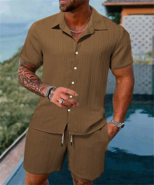 men beach shorts set