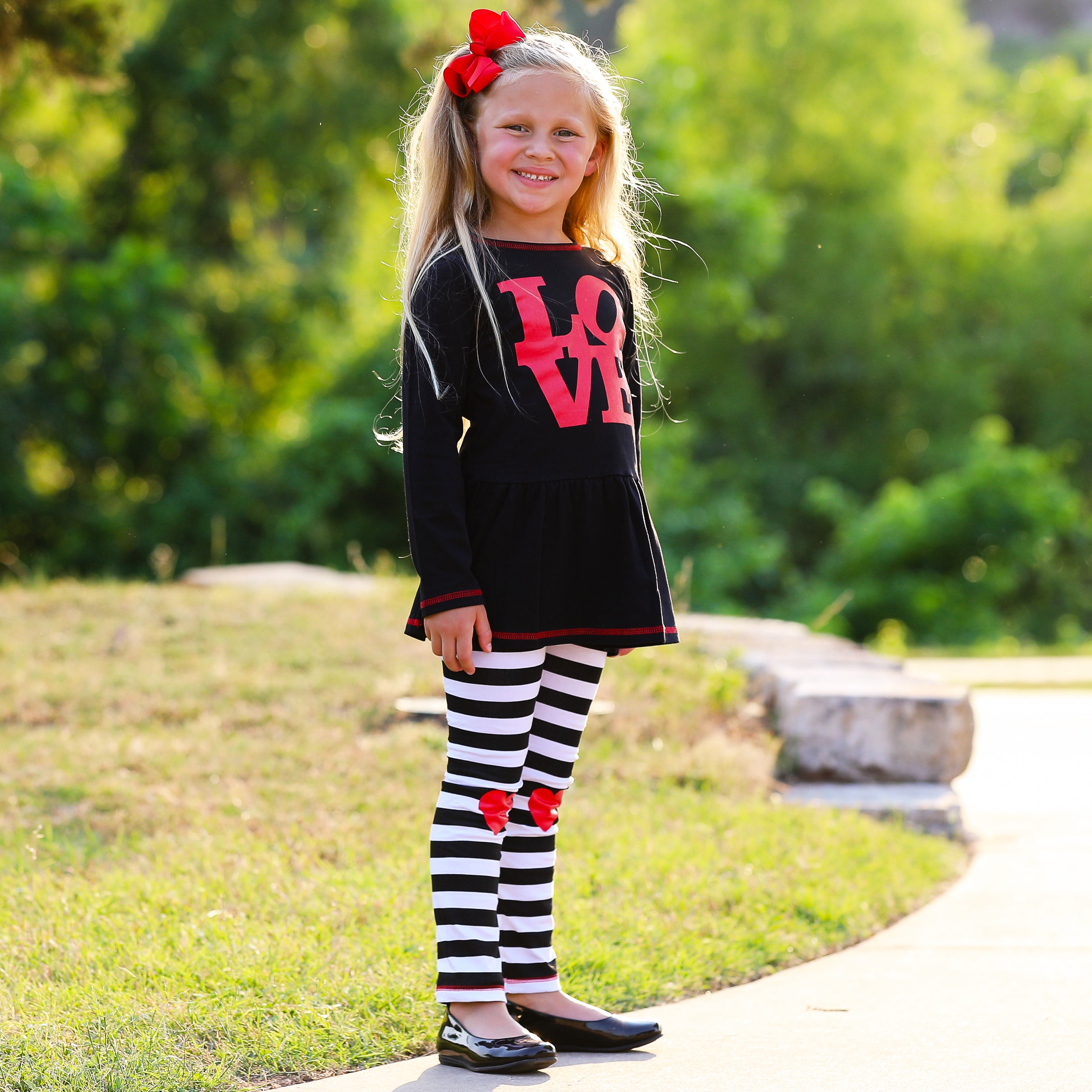 LOVE Heart Tunic & Leggings Outfit