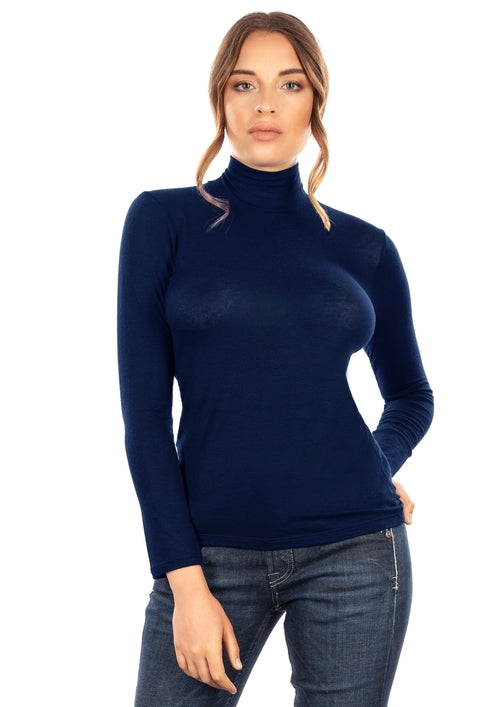 Women's Mock Neck Long