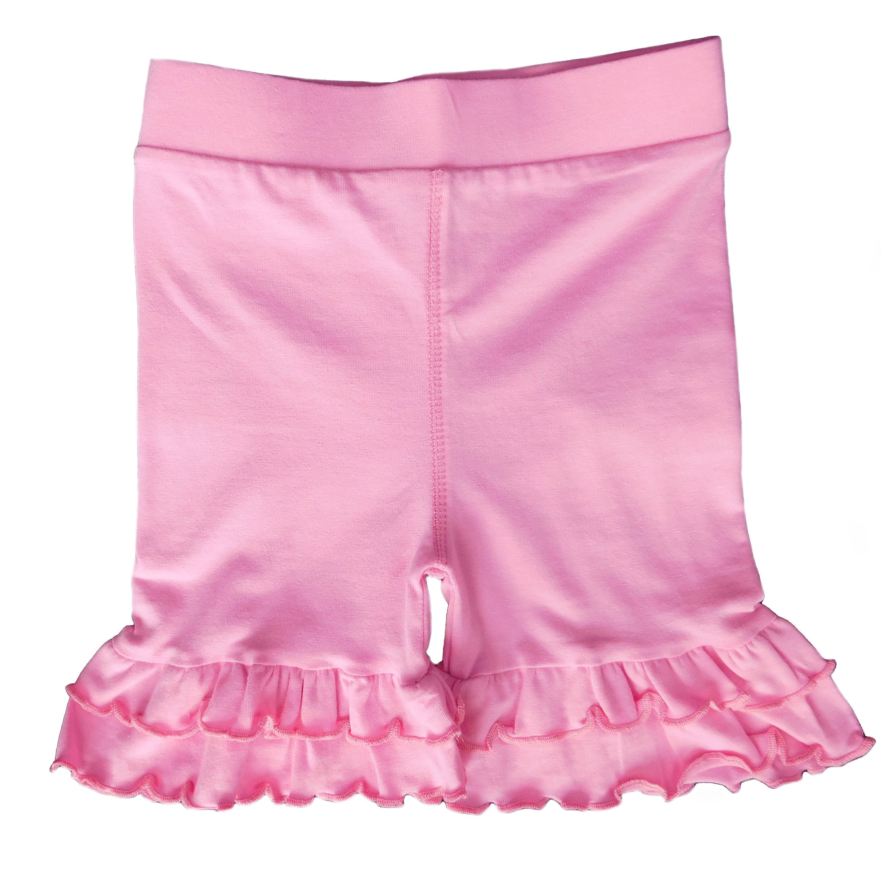 Girls Pink Stretch Cotton Knit