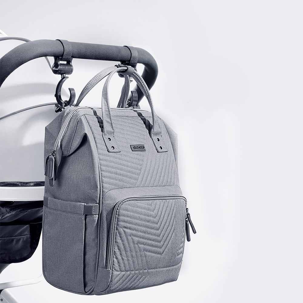 Quilted Modern Diaper Backpack