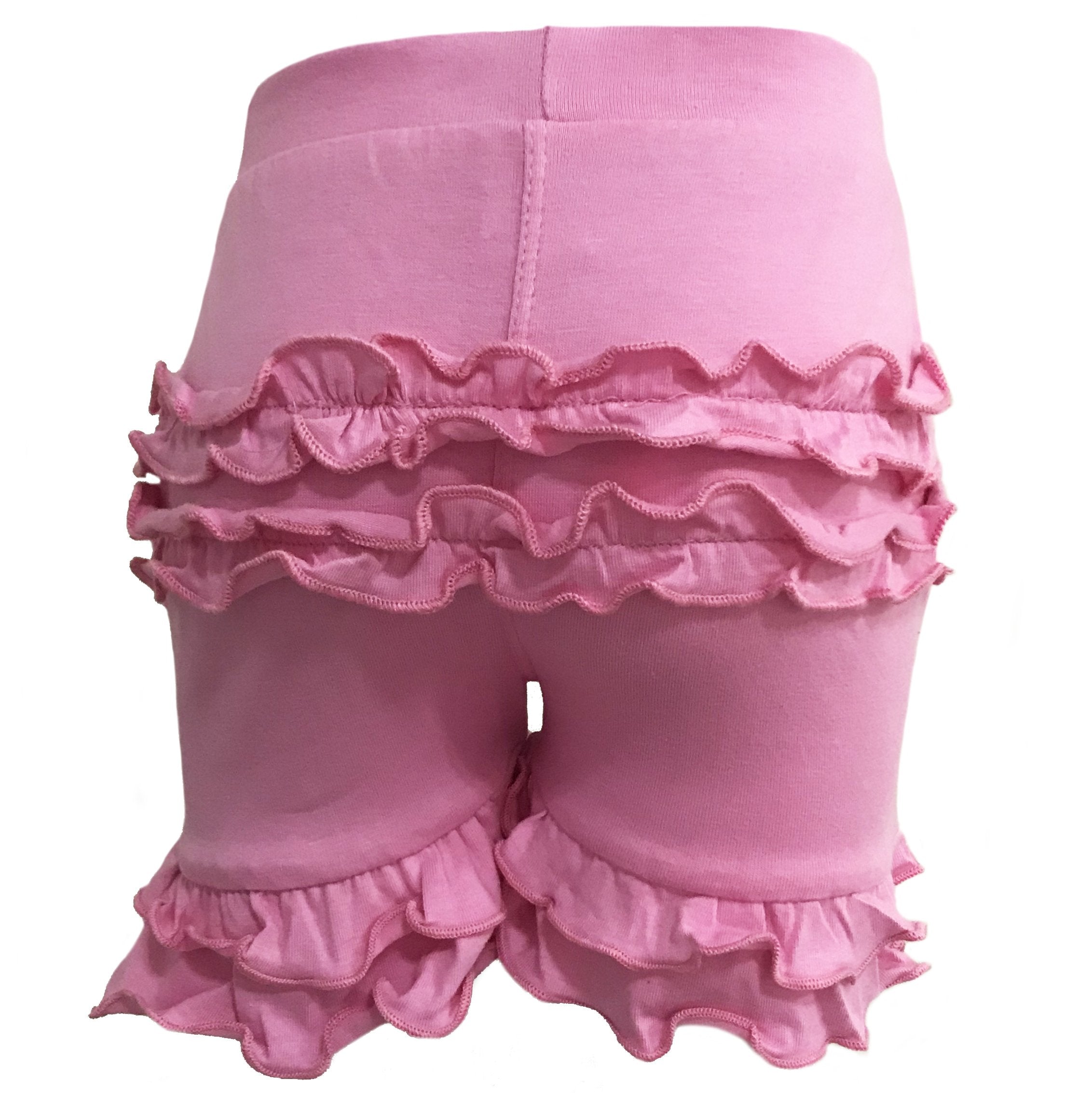 Girls Pink Stretch Cotton Knit