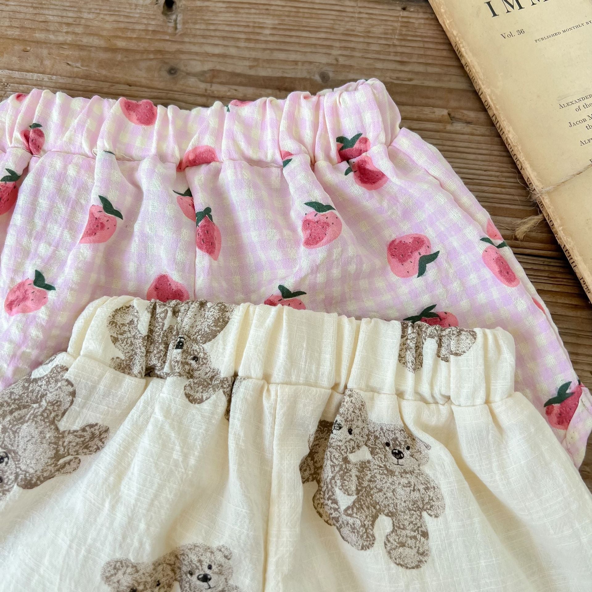 Baby Animal Print Sling Tops Combo Shorts Sets