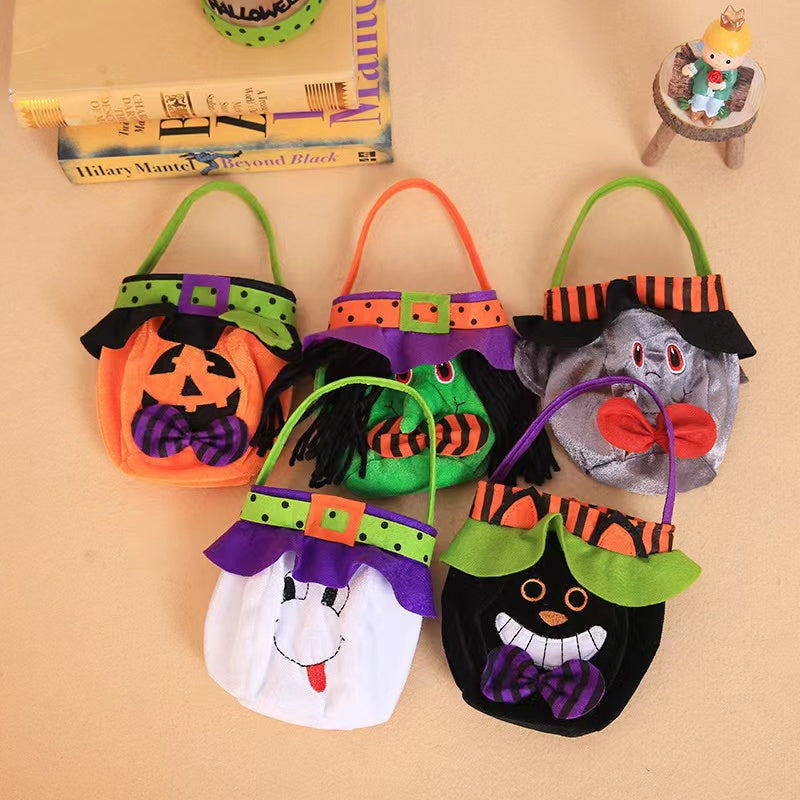 Halloween Witch Pumpkin Tote Bag Children’s