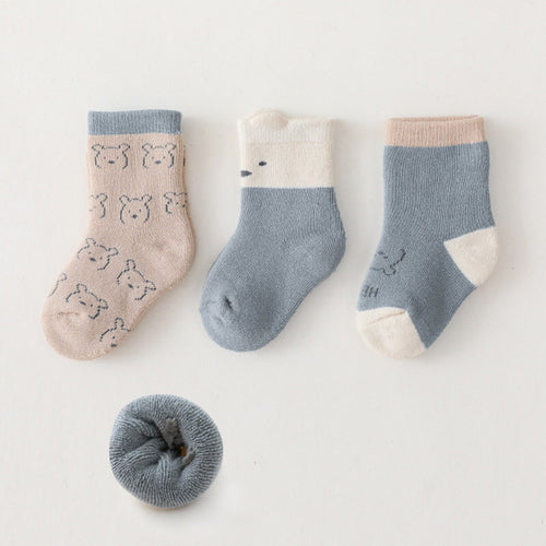 Baby Cartoon Print Soft Cotton Socks