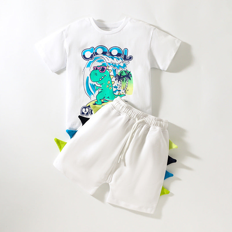 Baby Boy Dinosaur Pattern T-Shirt Clothing Sets