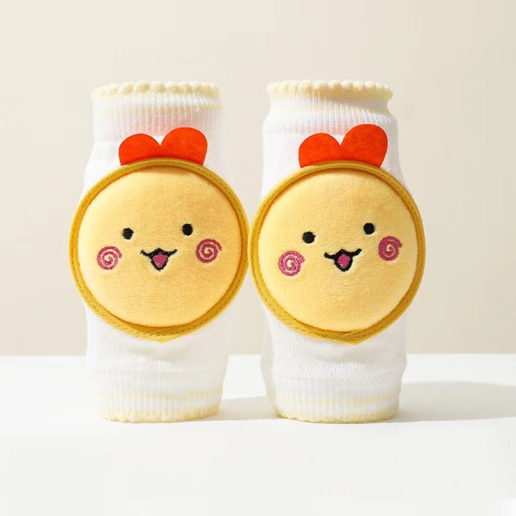 Baby 3D Cartoon Patched Pattern Anti-Fall Knee