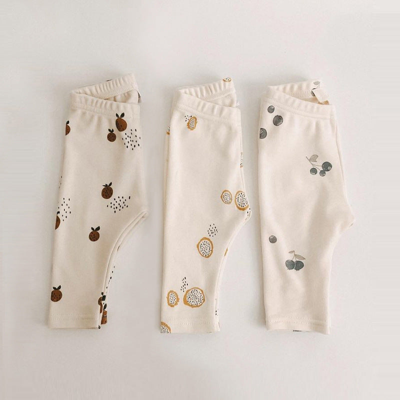 Baby Allover Fruit Graphic Trousers Long Pant