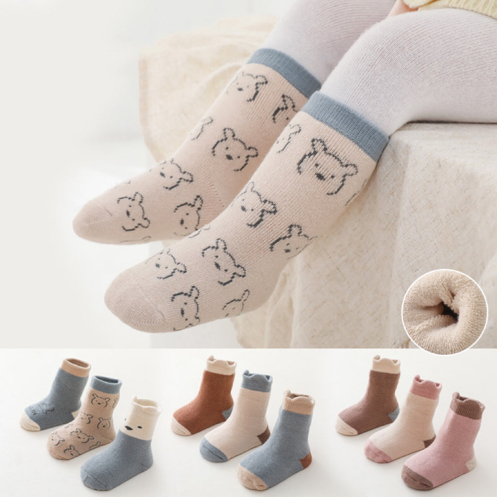 Baby Cartoon Print Soft Cotton Socks